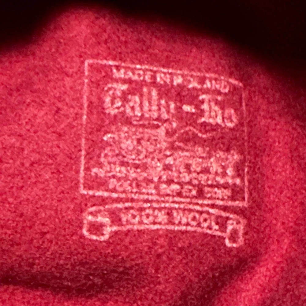 Tally Ho Vintage Burgundy Fedora Hat 100% Wool Made in Poland